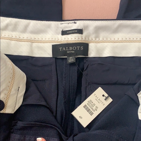 Talbots Windsor Navy Pant - Picture 2 of 6